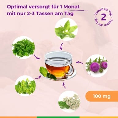 ReadyMum Schafgarbe Frauenmantel Entgiftung Pimp My Eggs Kinderwunsch Vitelly