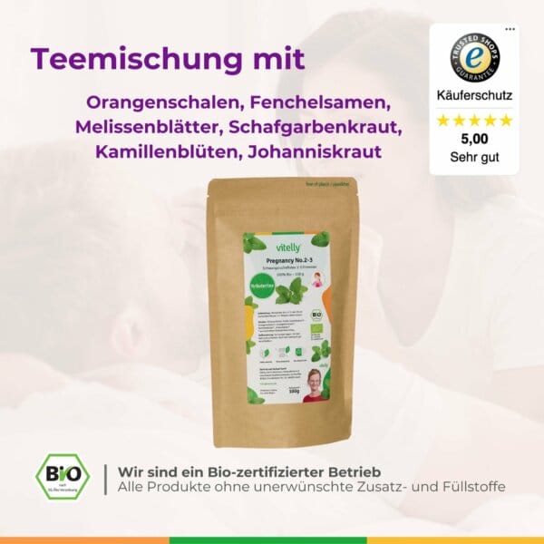 Pregnancy No. 2-3 Schwangerschafts Tee zweites Trimester Vitelly Schwanger
