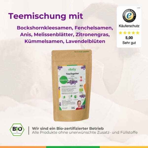TimeTogether Stilltee Saeugling Baby Mutter Tee Nach Schwangerschaft Tee