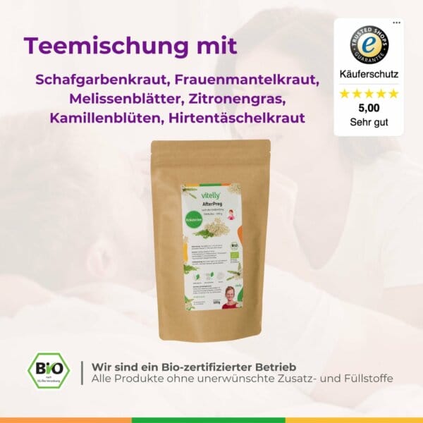 AfterPreg Rueckbildungstee Tee Nach Der Entbindung Geburt