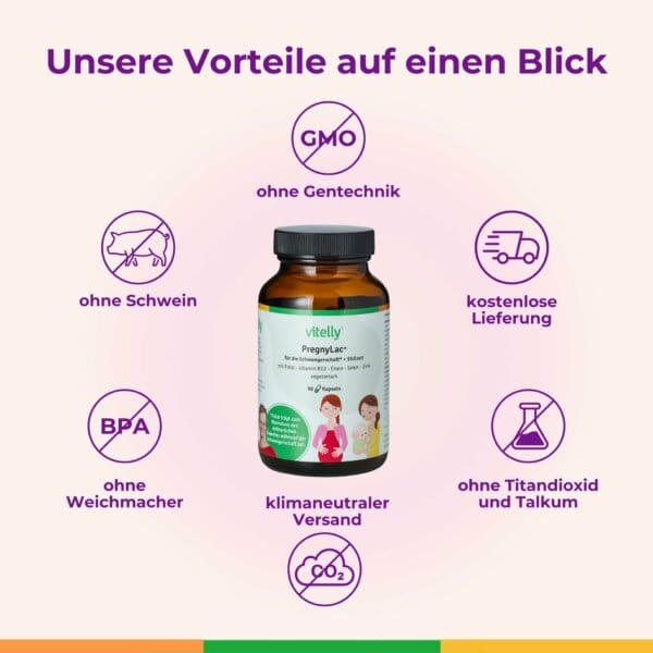 Pregnylac Folat Eisen Magnesium Folsaeure Blutarmut
