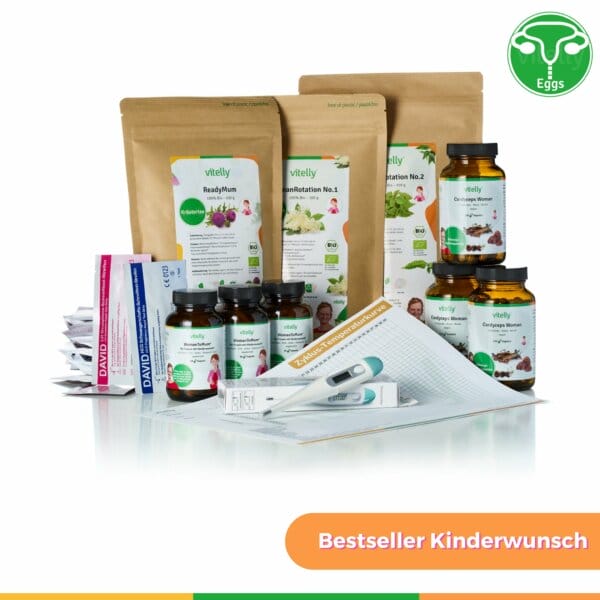 Kinderwunsch Set Pimp My Eggs Eizellqualitaet Eizellreifung Ovulationstest Zykluskurve Basalthermometer