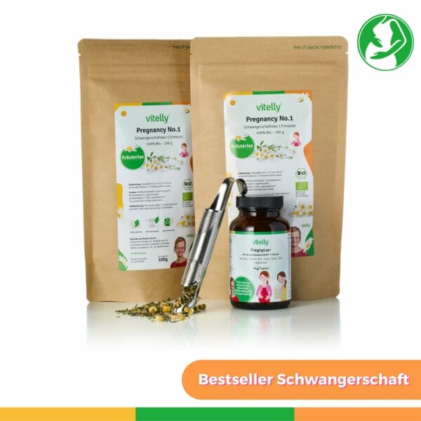 Schwangerschafts Set für das 1. Trimester Folat Eisen Folsaeure Blutarmut Schwanger Schwangerschaftserbrechen übelkeit Trimester