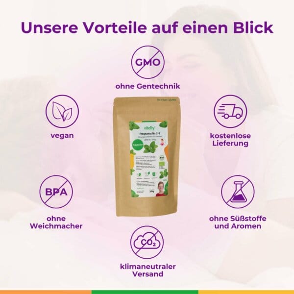 Pregnancy No. 2-3 Schwangerschafts Tee zweites Trimester Vitelly