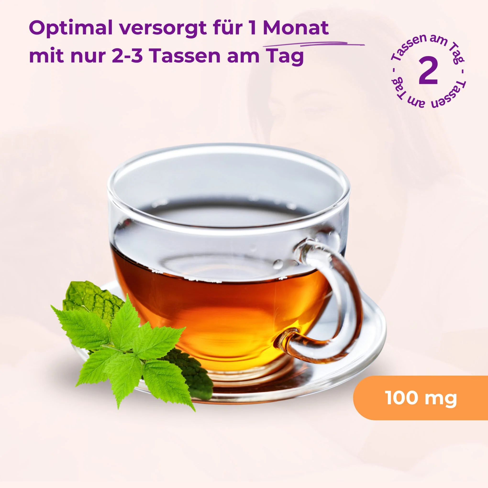 100 Bio Himbeerblätter Tee speziell für Frauen