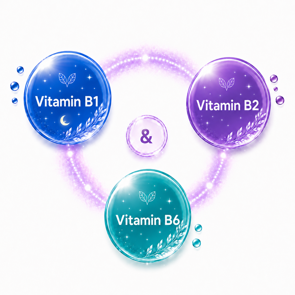 B Vitamine Im Melatonin Komplex Um Die Nervenfunktion Zu Unterstützen Und Gegen Stress Zu Wirken B Vitamine Im Melatonin Komplex Um Die Nervenfunktion Zu Unterstützen Und Gegen Stress Zu Wirken