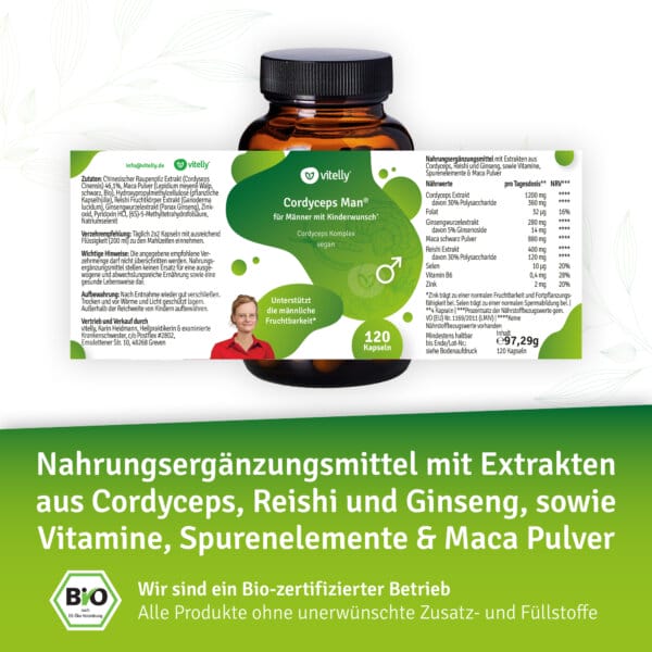 Cordyceps Extrakt Kinderwunsch Pimp My Sperm Spermiogramm Spermienqualitaet Spermienreifung Unfruchtbar Vitalpilze