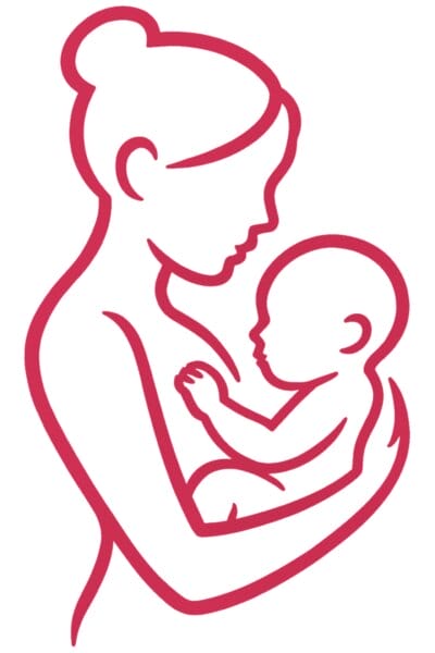 Frau Mit Baby Auf Dem Arm Stillzeit Endlich Mama