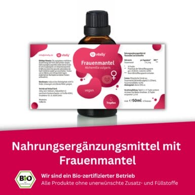 Frauenmantel Tropfen Alchemilla Vulgaris Kinderwunsch Progesteronmangel Unfruchtbar Fruchtbarkeit