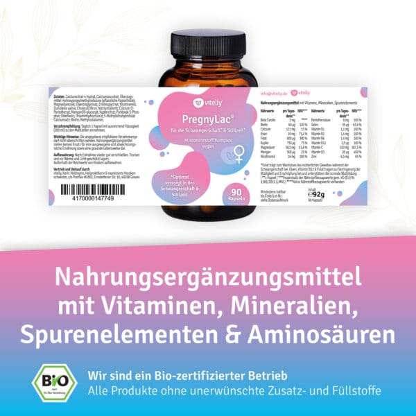 Pregnylac Vitamine Für Die Schwangerschaft Und Stillzeit, Eisenmangel (14)