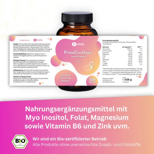 Primecoreonyx Inositol Komplex Pco Tabletten Myo Insositol Polyzystisches Ovarial Syndrom