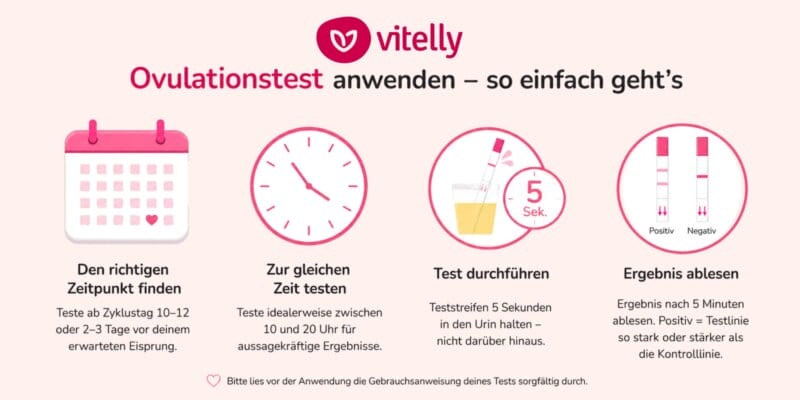 Ovulationstest Kaufen, Ovulationstest Streifen, Ovulationstest anwenden - so einfach geht´s