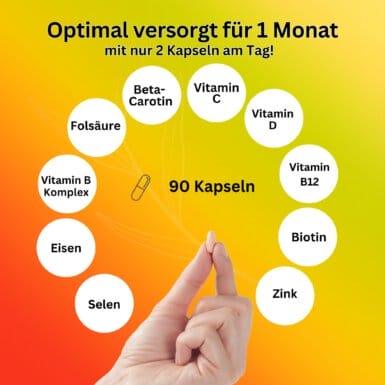 Vitalitaet Hormonbalance Multivitamin–taegliche Unterstuetzung Multivitamin Fuer Frauen Essenzielle Vitamine Frauen Vitamine Energie Immuns (5)