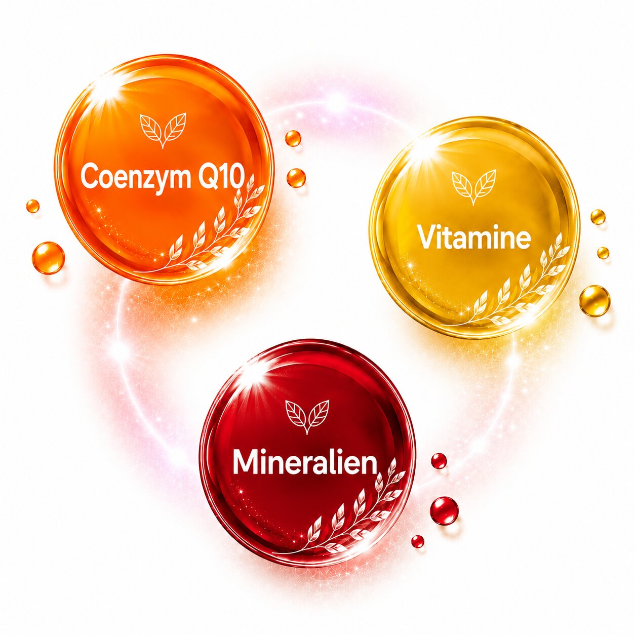 Vitamine, Mineralien Und Coenzym Als Bestandteil Der Pimp My Eggs Kapseln Vitamine, Mineralien Und Coenzym Als Bestandteil Der Pimp My Eggs Kapseln