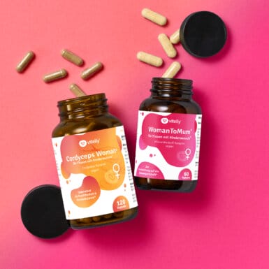 Vitelly® Kinderwunsch Set Für Frauen – Womantomum & Coprdyceps Woman 16 Hochdosierte Mikronährstoffe Für Die Fruchtbarkeit Und Eizellreifung